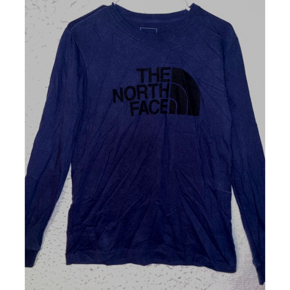 The North Face Women's Classic Long Sleeve Half Dome Tee Dark Blue sz M